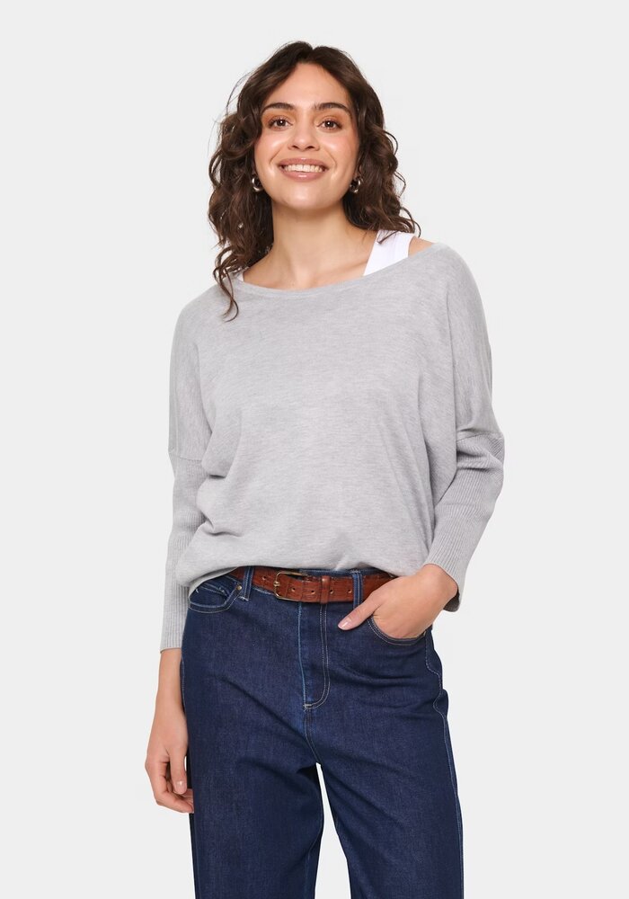 Saint Tropez Mila Round Neck Sweater