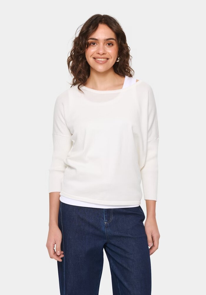 Saint Tropez Mila Round Neck Sweater