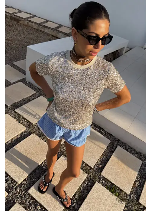 NEVER FULLY DRESSED Never Fully Dressed Sequin T-Shirt