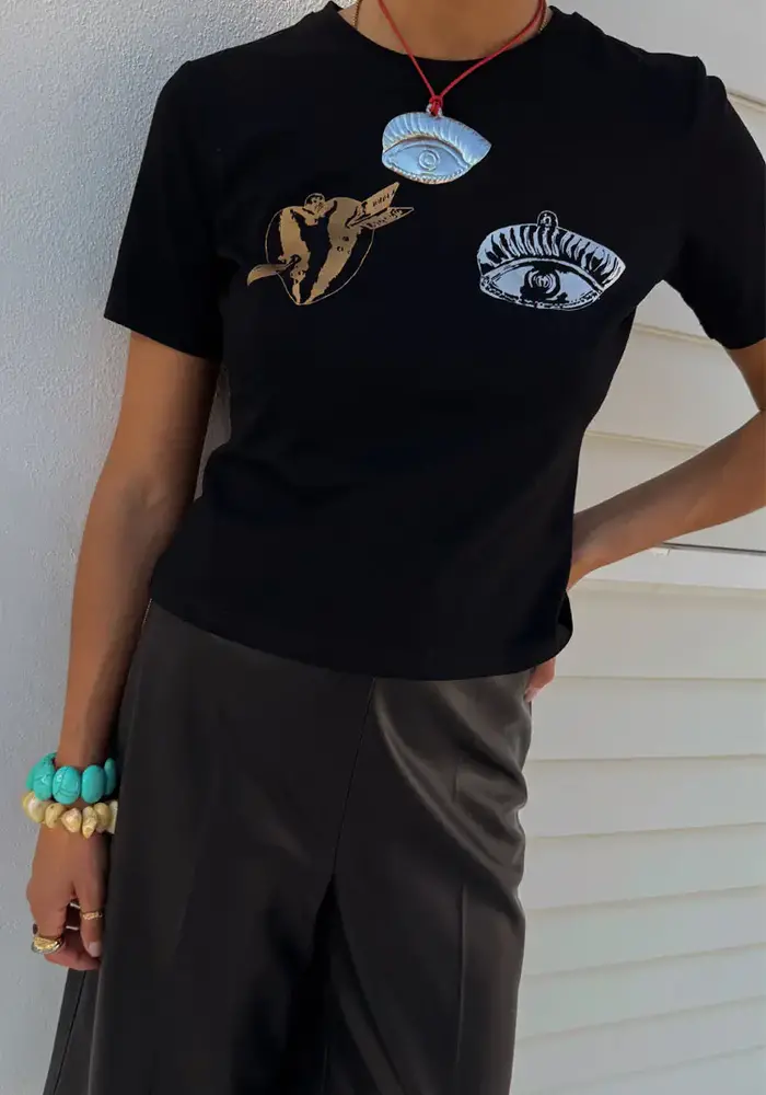 Never Fully Dressed Deloris Foil T-Shirt