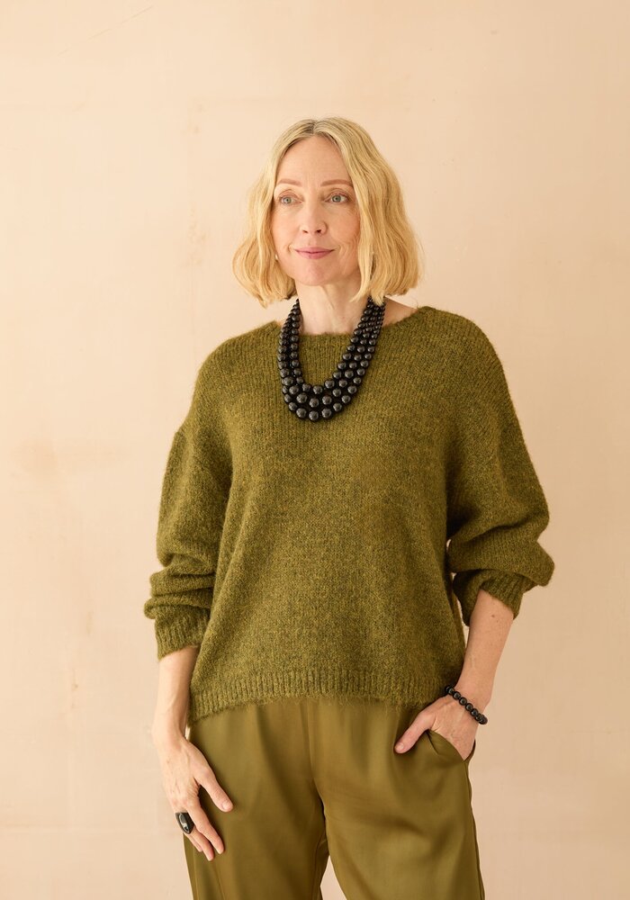 Chalk Phoebe Soft Feel Jumper