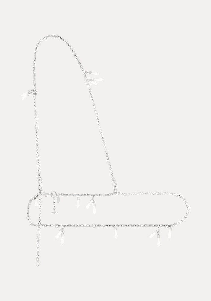 Vivienne Westwood Broken Chain Diamante Belt