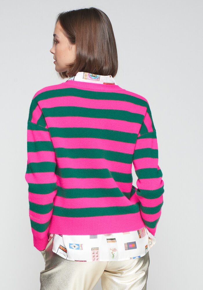 Vilagallo Fabiola Stripe Knitted Jumper