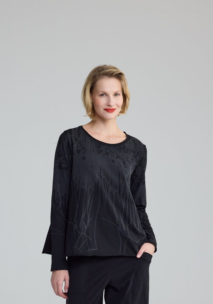 Luukaa 25K123 Tree Print Top