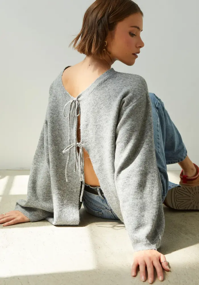 Charli Erin Bow Fastening Cardigan