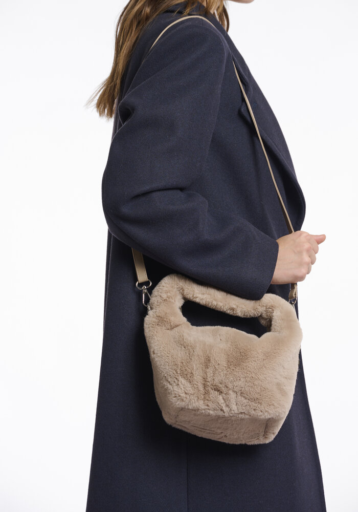 Rino & Pelle Cheryl Small Faux Fur Bag