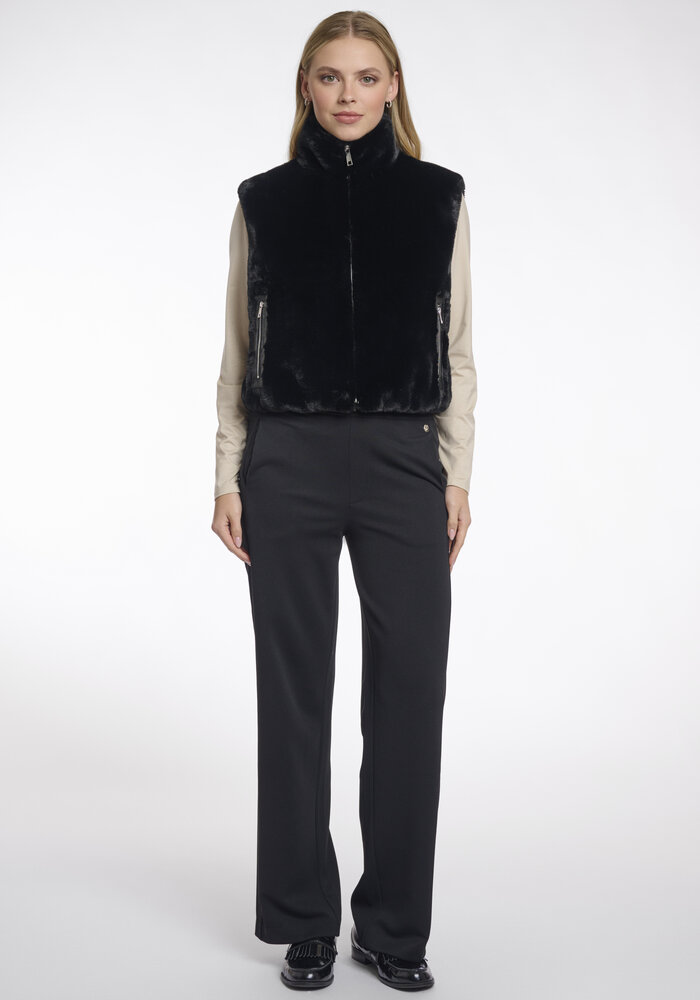 Rino & Pelle Nikki Short Faux Fur Waistcoat