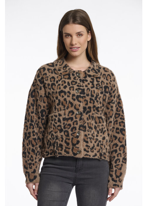 RINO & PELLE Rino & Pelle Bubbly Boxy Faux Fur Jacket
