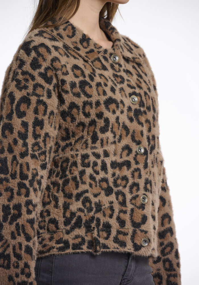 Rino & Pelle Bubbly Boxy Faux Fur Jacket