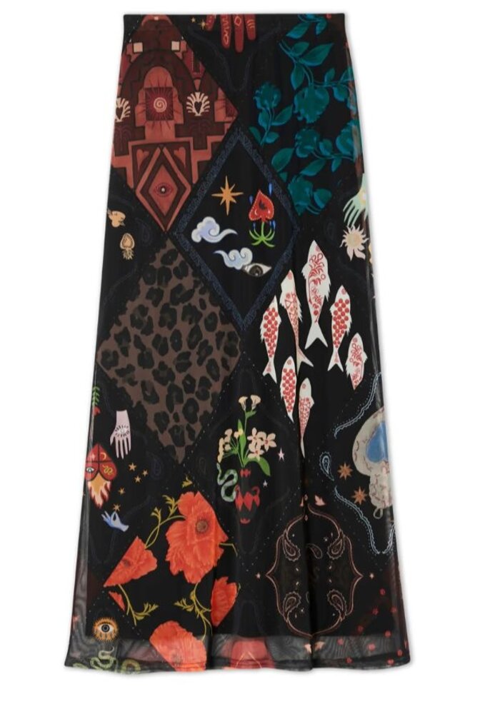 Never Fully Dressed Night Garden Mesh Dorris Skirt