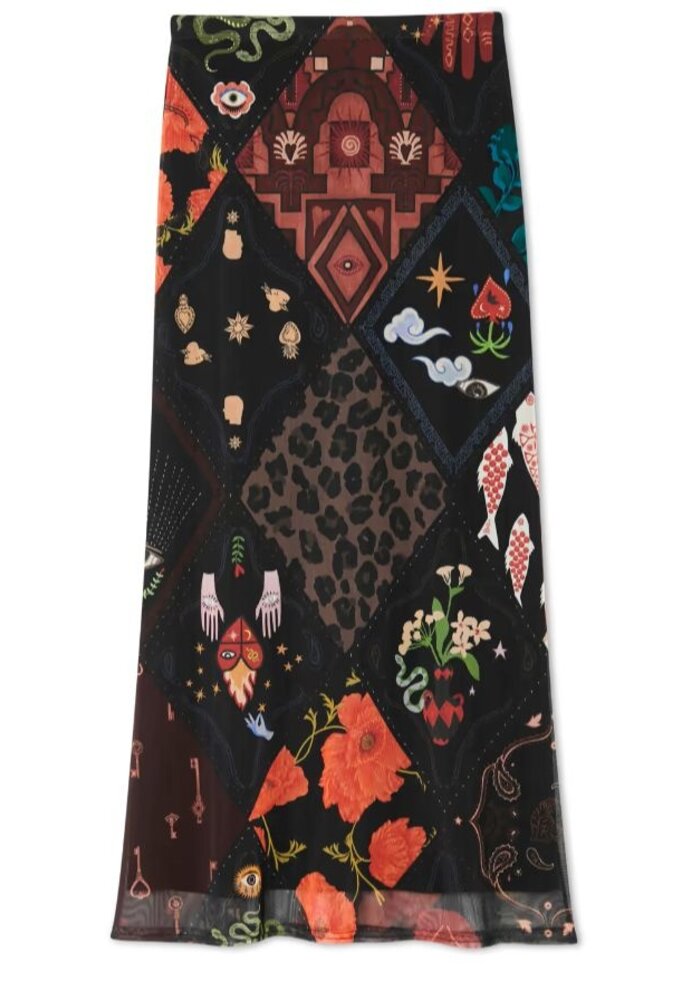 Never Fully Dressed Night Garden Mesh Dorris Skirt