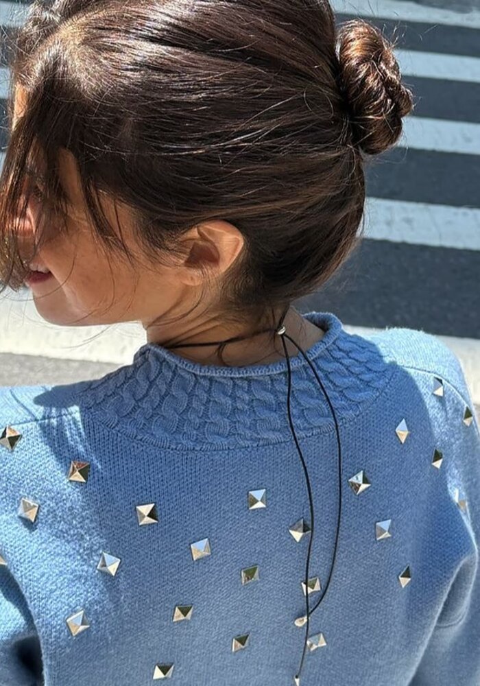 Never Fully Dressed Studded Cardigan