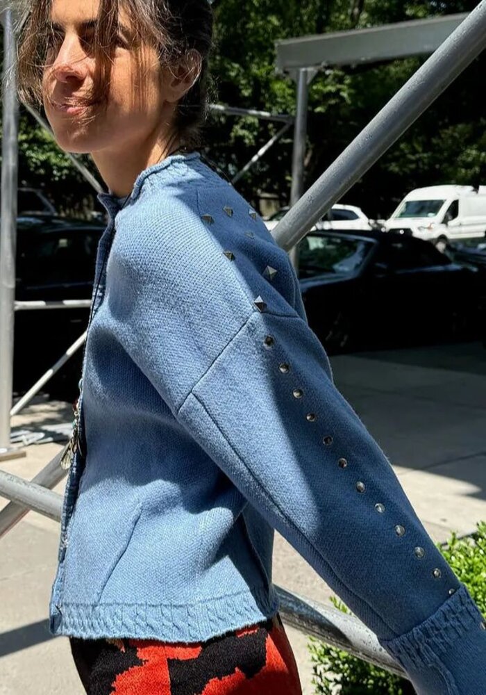 Never Fully Dressed Studded Cardigan