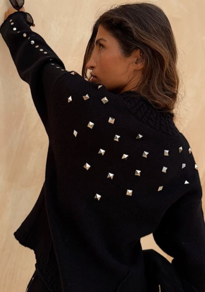 Never Fully Dressed Studded Cardigan
