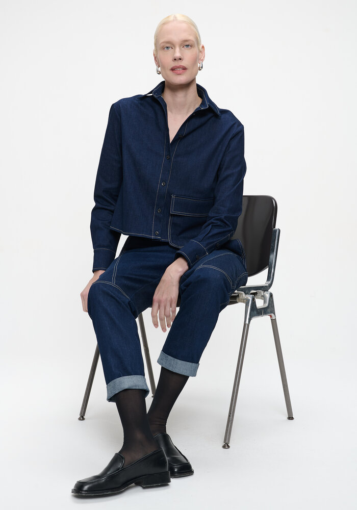 Jane Lushka Kerry Denim Blouse