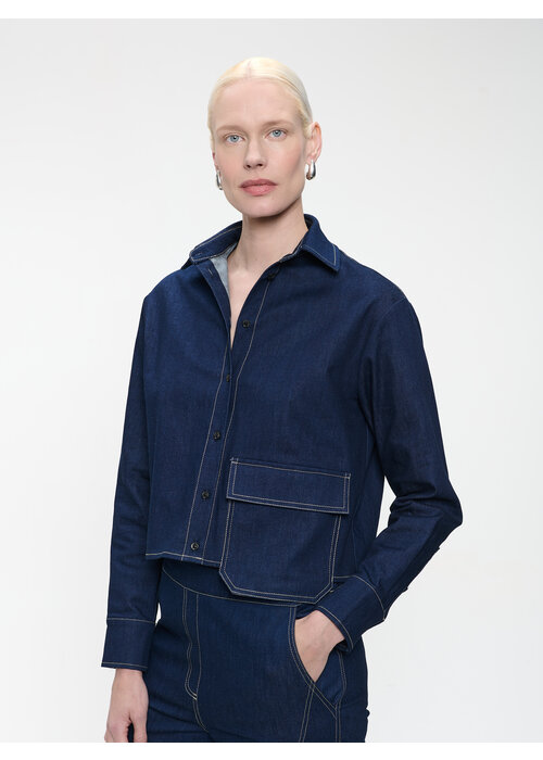 JANE LUSHKA Jane Lushka Kerry Denim Blouse