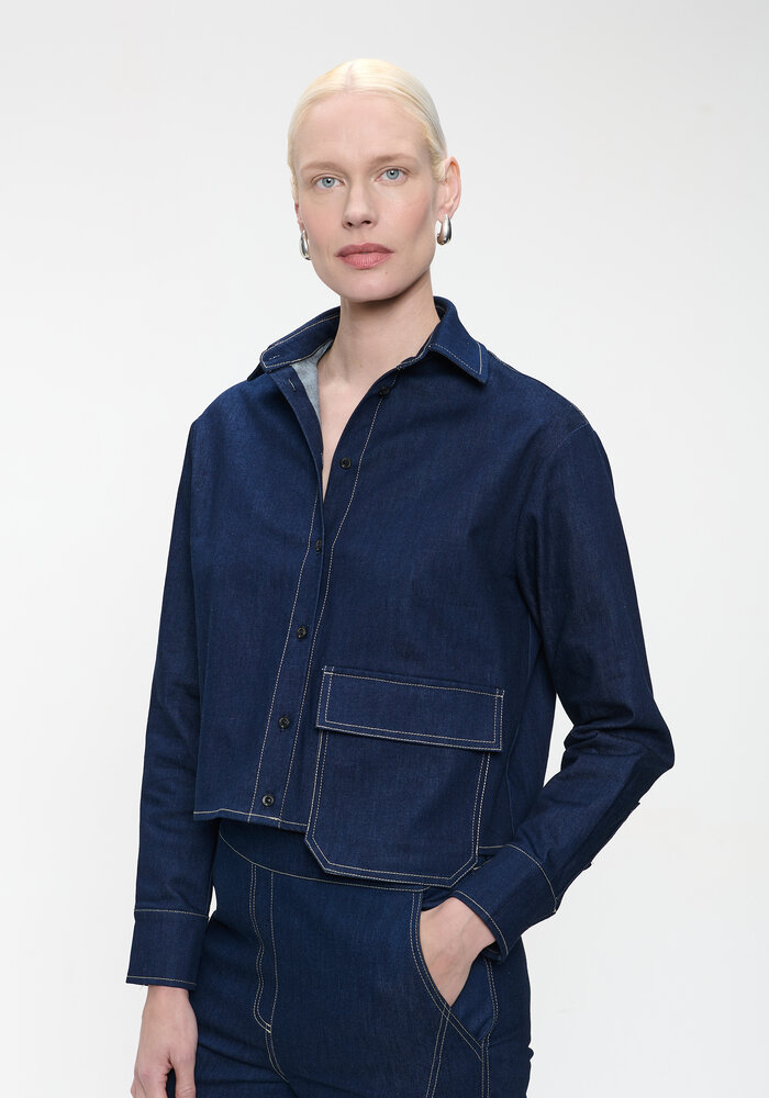Jane Lushka Kerry Denim Blouse