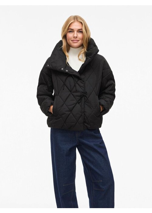 VILA Vila Bumble Puffer Tie Jacket
