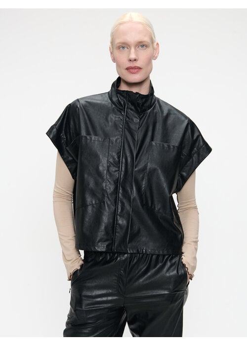 JANE LUSHKA Jane Lushka Paola Leather Blouse