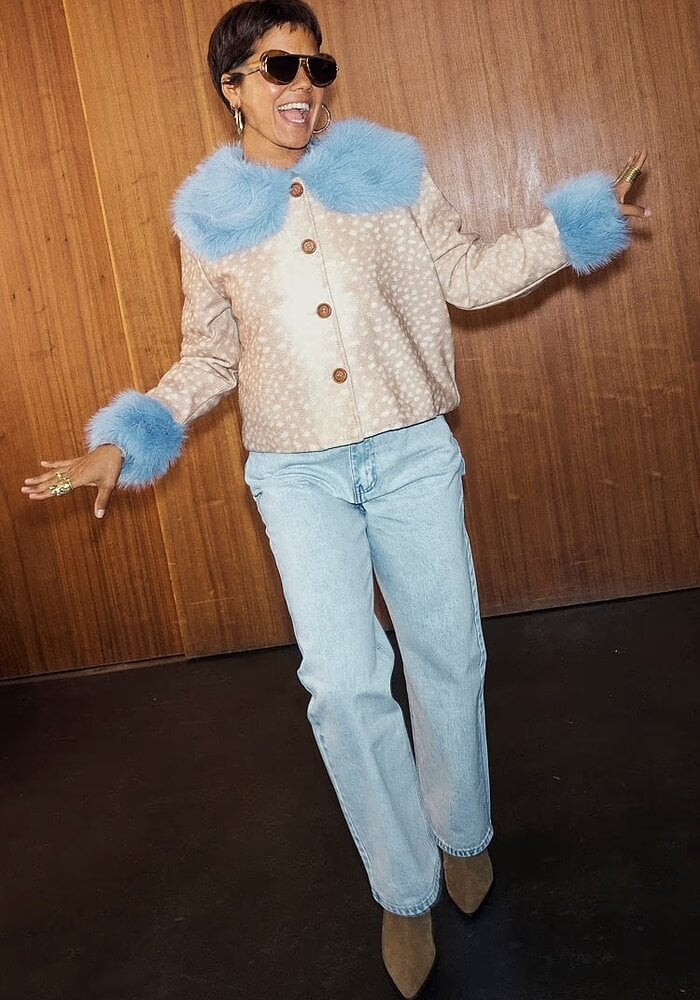 Never Fully Dressed Deer Print Jacket