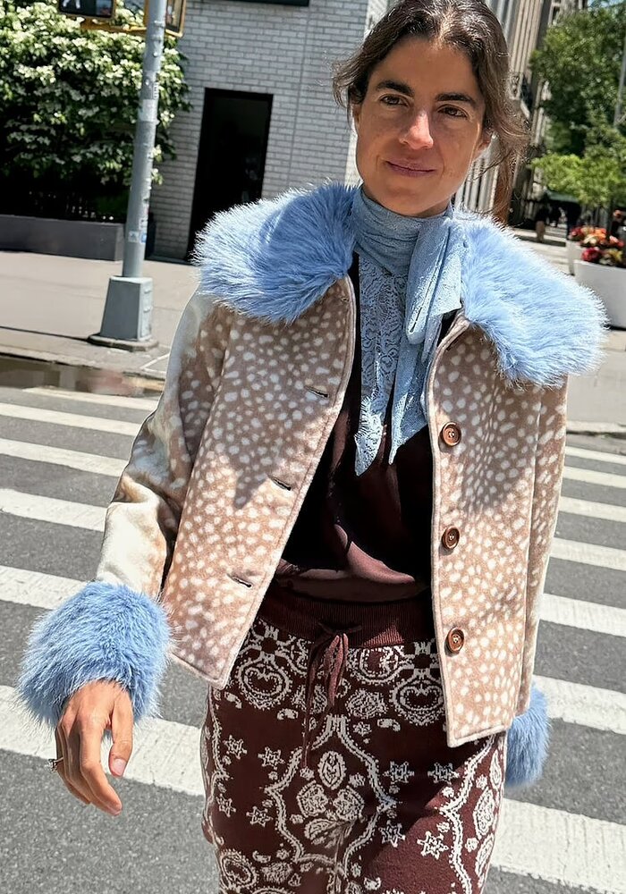 Never Fully Dressed Deer Print Jacket