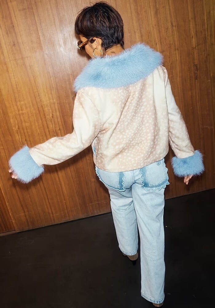 Never Fully Dressed Deer Print Jacket