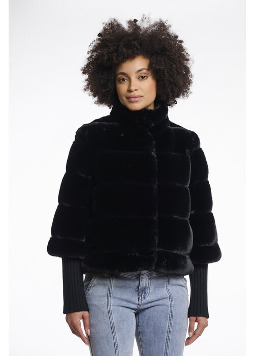 RINO & PELLE Rino & Pelle Feline Faux Fur Jacket