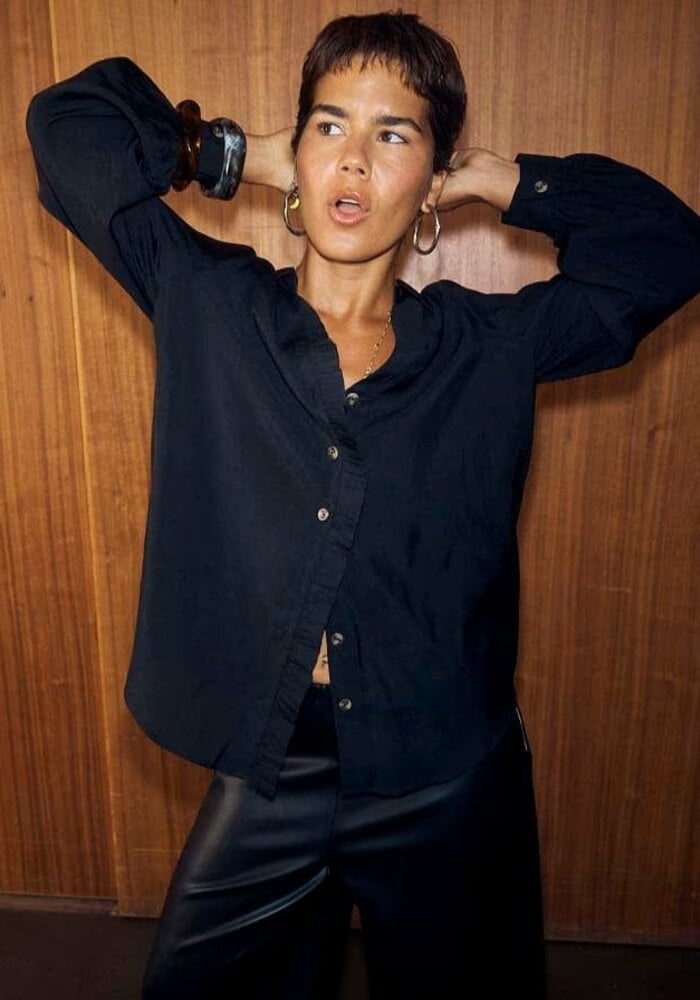 Never Fully Dressed Ruffle Miley Shirt