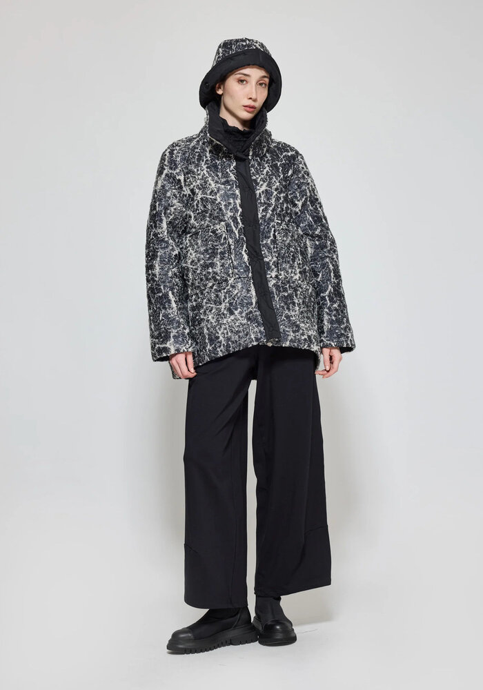 Luukaa 25K317 Cracked Fabric Jacket
