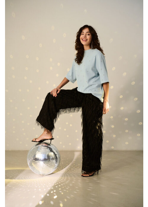 SAINT TROPEZ Saint Tropez Nancy Tassle Trousers