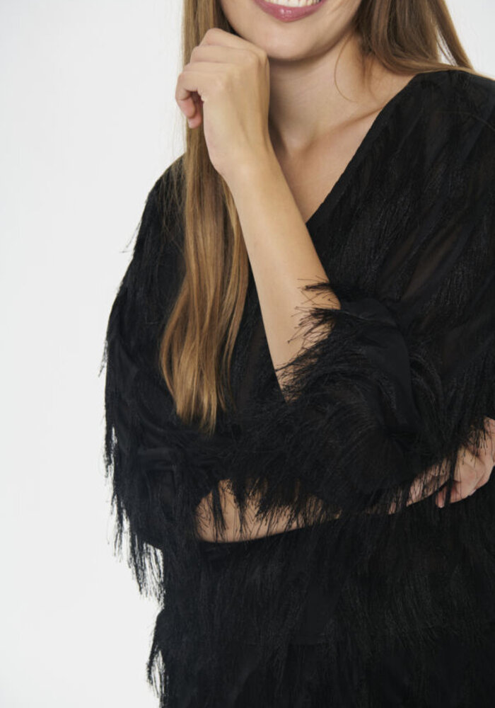 Saint Tropez Nancy Tassle Blouse