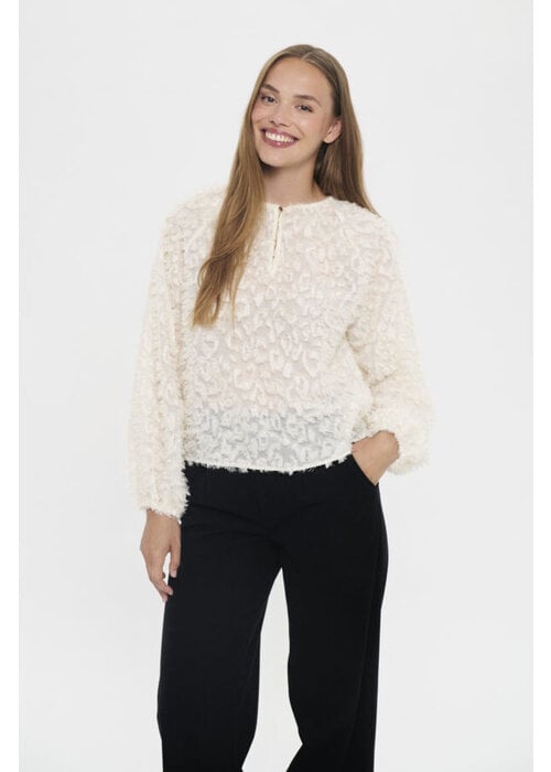 SAINT TROPEZ Saint Tropez Nilsine Tassle Blouse