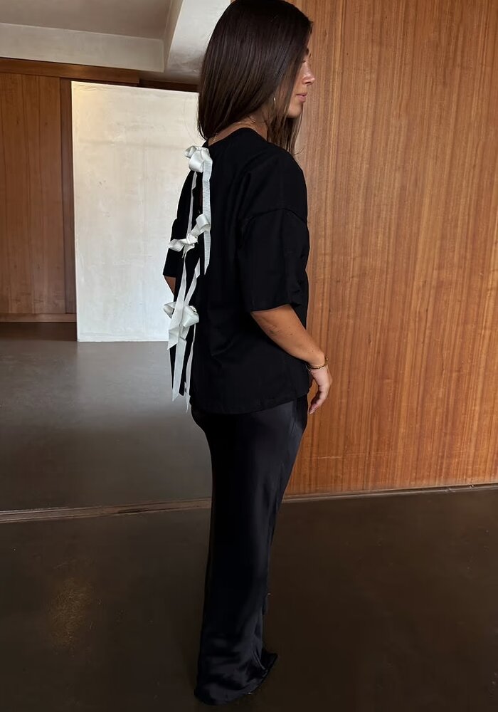 Never Fully Dressed Bow Back T-Shirt
