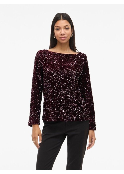 VILA Vila Vifaith Sequin Top VILA Vila Vifaith Sequin Top