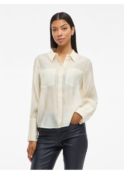 VILA Vila Vimaloa Gauze Shirt VILA Vila Vimaloa Gauze Shirt
