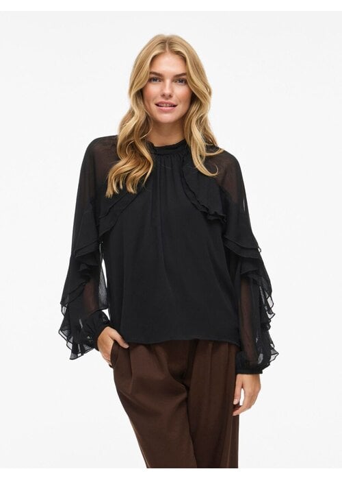 VILA Vila Vibinna Frill Top VILA Vila Vibinna Frill Top