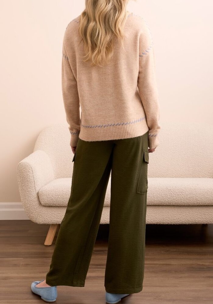 Tribal Stitch Sweater 2249O-3166