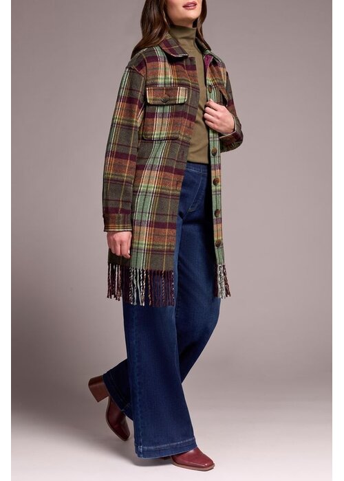 TRIBAL Tribal Fringe Jacket 5981O-4466