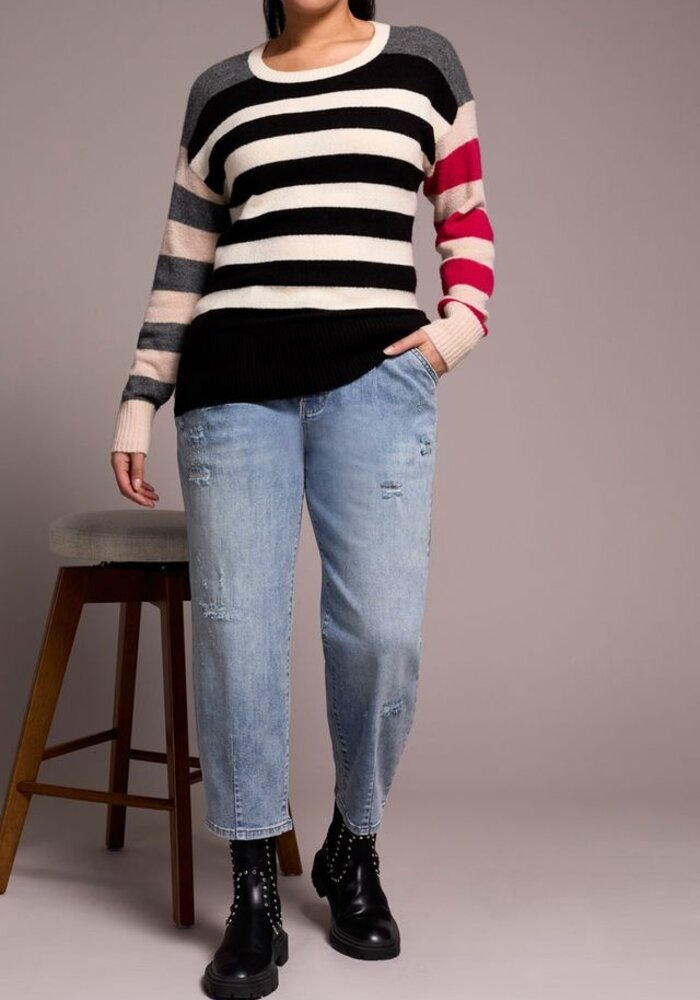 Tribal 2250O-8029 Stripe Sweater