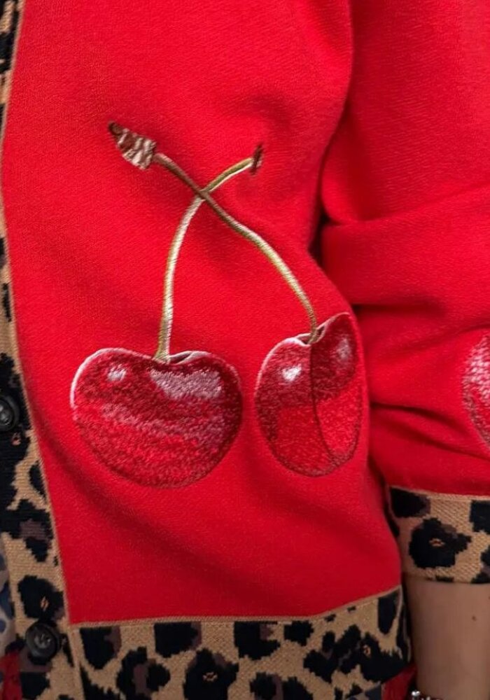 Never Fully Dressed Cherry Holly Cardigan