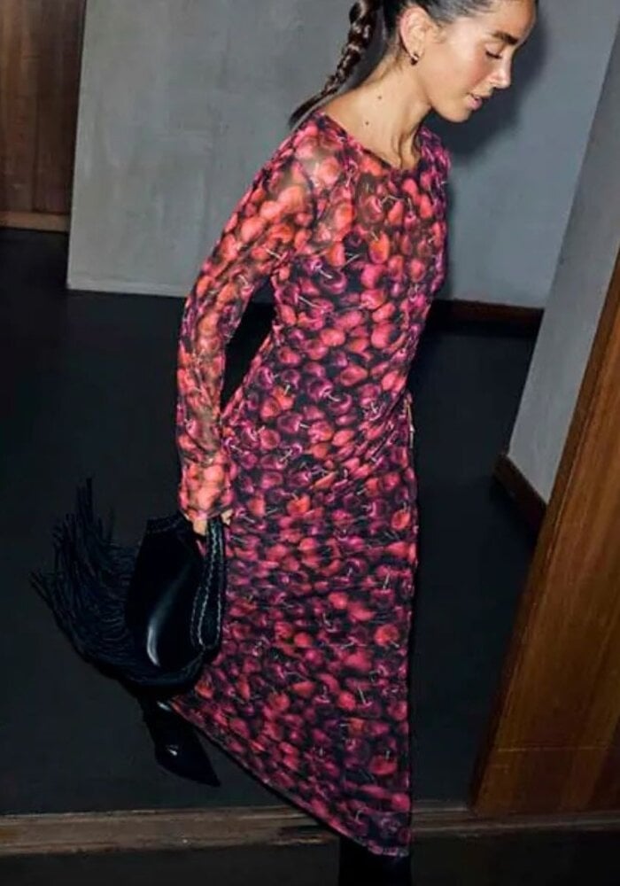 Never Fully Dressed Cherry Mesh Soho Dress