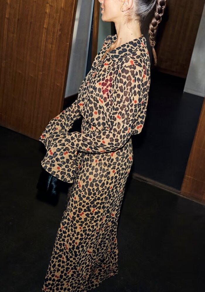 Never Fully Dressed Cherry Leopard Mia Dress