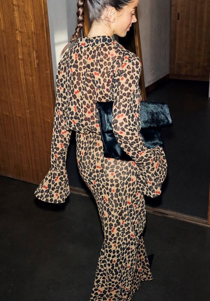 Never Fully Dressed Cherry Leopard Mia Dress