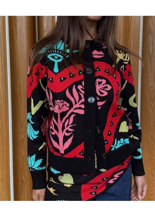 NEVER FULLY DRESSED Never Fully Dressed Black Amara Hollie Cardigan