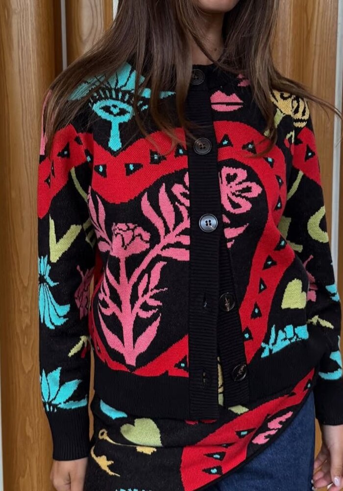 Never Fully Dressed Black Amara Hollie Cardigan