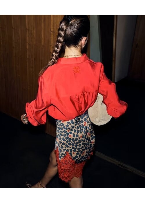 NEVER FULLY DRESSED Never Fully Dressed Cherry Leopard Maeva Skirt