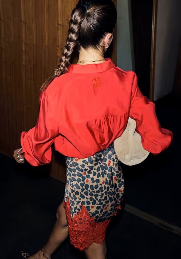 Never Fully Dressed Cherry Leopard Maeva Skirt