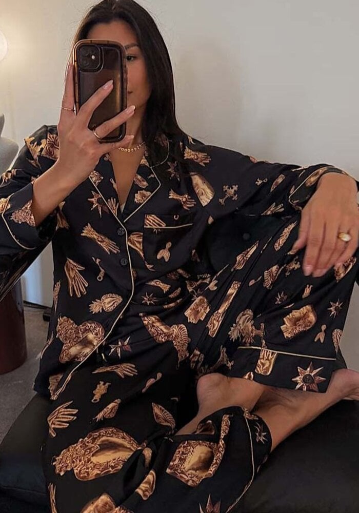 Never Fully Dressed Deloris Button Through Pyjamas