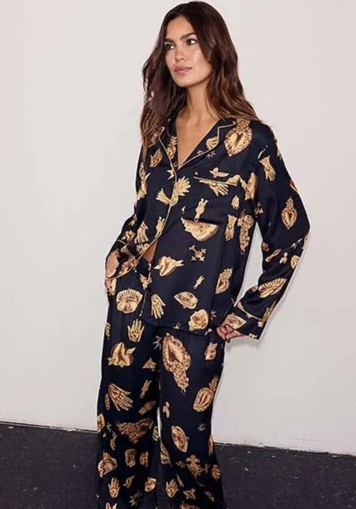 Never Fully Dressed Deloris Button Through Pyjamas