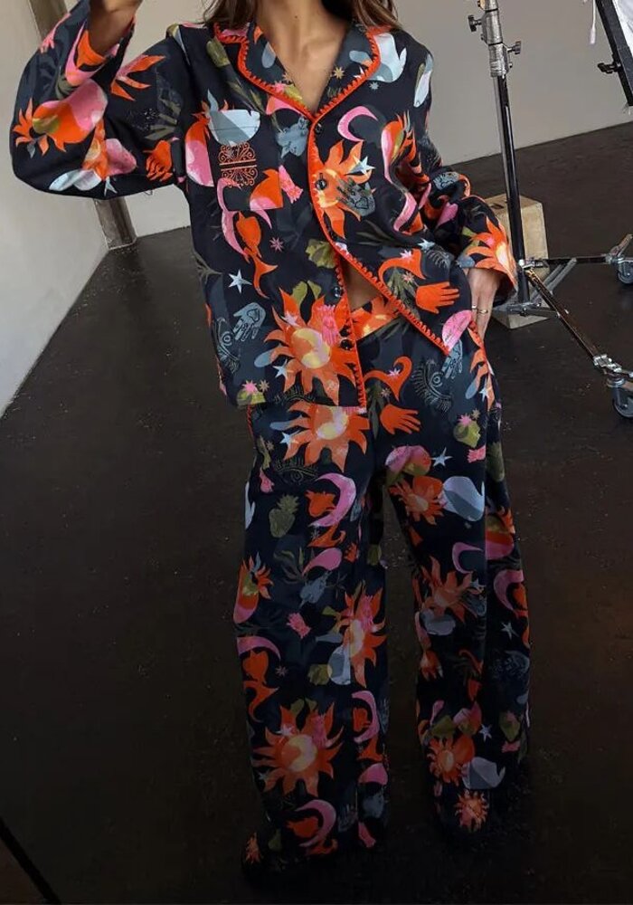 Never Fully Dressed Charm Button Through Pyjamas